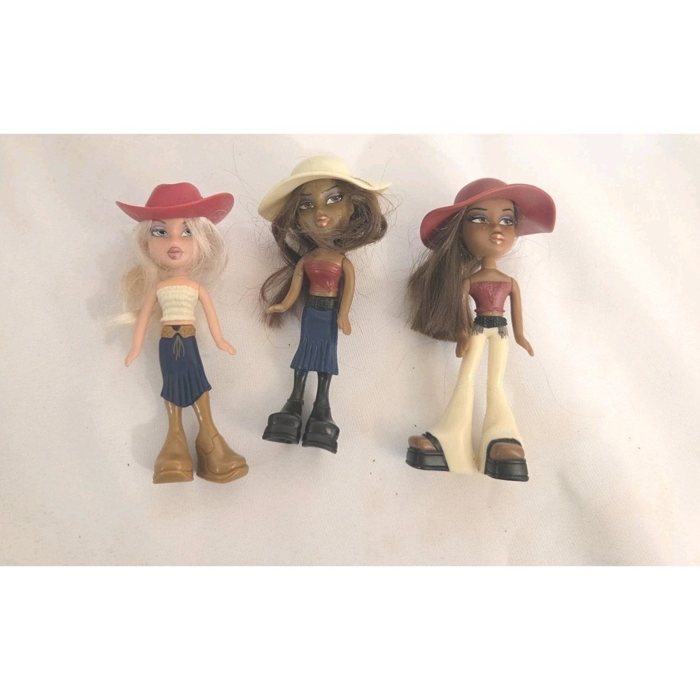 BRATZ McDonalds Dolls Happy Meals Lot of 3 MGA Cutting Edge 2002 2003 Vintage